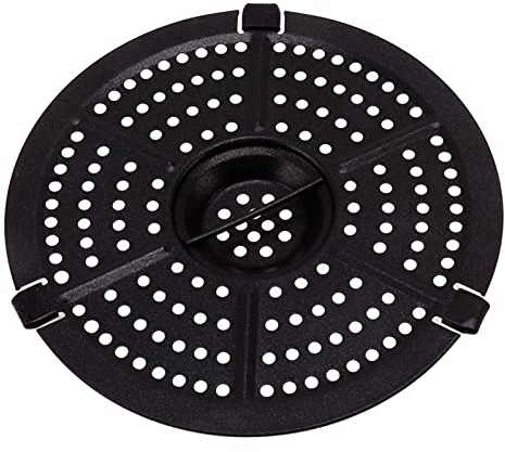 Air Fryer Grillpfanne, Durchmesser 15,5 Cm, 6,1 Zoll Air Fryer Ersatz-Crisper-Platte, Antihaftbeschichtete Grillplatte, Tablett-Ersatz