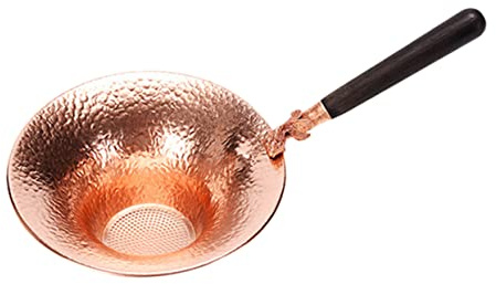 CIYODO Passoire à Thé Motif Poisson Doré Accessoire Pratique et Élégant en Cuivre Tamis à Thé et Sain Couleur Aléatoire pour Infusion de Tisane