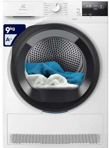 Electrolux Asciugatrice 600 GentleCare 9 kg EW6H292G, Classe A++, Tecnologia SensiCare e MixCare, Programma Lenzuola XL, Antipiega, Filtro EasyClean, Pompa di Calore, 850x596x638 mm