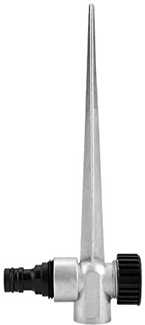 Metal Pulsator Sprinkler, 360° Zinc Alloy Ground Insert with Stability Arms, Great for Lawn, Garden, Villa Irrigation, Adjustable Spray Distance