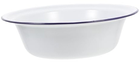 Alipis Cuenco De Esmalte Para Cocina Tazón De Fideos Grueso Sopera De Esmalte Hogar Cuenco Para Masa Para Servir Sopa y Guardar Alimentos