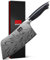 SHAN ZU Cuchillos Cocina Profesional 18 cm - Acero Japonés en Polvo de 63 HRC Cuchillo Carne Afilado con Filo de 12°con Mango de Madera Pakka, Cuchillo Carnicero para Carne, Pescado y Verduras