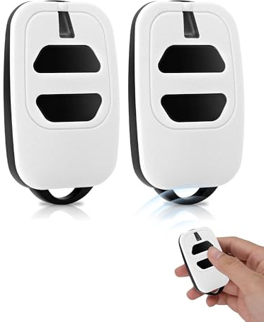 433,92 MHz - Puerta de control remoto para GTI4, GTI2, GT2/4, Mio TR2/4, Mio TR2N/4N, 2 canales, mando a distancia puerta, pitido puerta de garaje (2pcs-2botones)