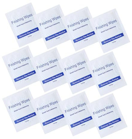 ARTSEWPLY Salviette Formula Delicata la Rimozione della Cera 20 Pezzi Non Tessuto per Uso Versatile Dopo la Depilazione Corpo