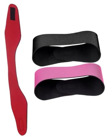 Kisangel 3pezzi Sturbano da Nuoto Copriorecchie da Doccia Fascia per Nuotatori Protezione per Orecchie per Nuotatori Accessori da Nuoto Fascia per Protezione delle Orecchie per Capelli