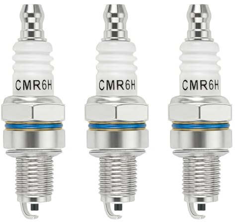 3 Stück CMR6H Zündkerze für Stihl MS170 MS171 MS181 MS211 FS90 MS231 MS241 | für FS100 FS110 BG56 NGK 3365 Lawn Mower Spark Plugs Zündkerzen für Motorsäge Freischneider Rasenmäher Blasgerät