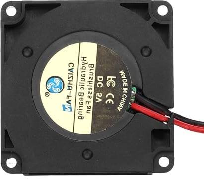 sourcing map 4010 Fan 40mm x 10mm 1-3/5 Inch 5V Small Plastic Cooling Fan 2 Pin for Computer PC Case CPU Heatsink 3D Printer Desktop Cooling Server(1 PCS)