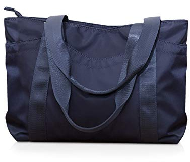 NICOLE & DORIS Damen Handtasche Nylon Schultertasche Umhängetasche Groß Shopper Tasche mit Reißverschluss Einkaufstasche wasserdichte Tote Bag
