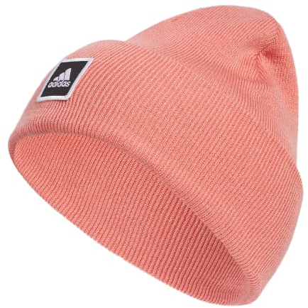 adidas Damen Mütze mit breiter Manschette, Wonder Clay/Schwarz, EinheitsgröÃŸe