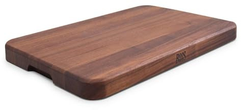 Boos Block Chop-N-Serve - Tabla de Servir - Tabla Cortar Cocina - Madera de Nogal Negro Americano - Reversible - 43 x 30,5 x 2,5