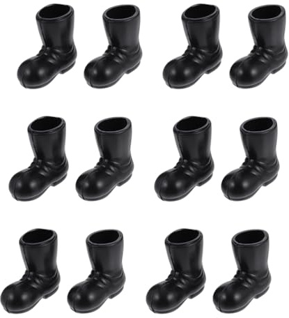 HOMSFOU Dollhouse Hiking Boots 60 pcs Decorations Claus Decorative Birthday Christmas Kids Miniature Xmas Festival DIY Candy Ornaments Tiny Simulation Santa Gnomes