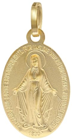 trendor Milagrosa Anhänger Gold 585 (14 Kt) Madonna Medaille 15722