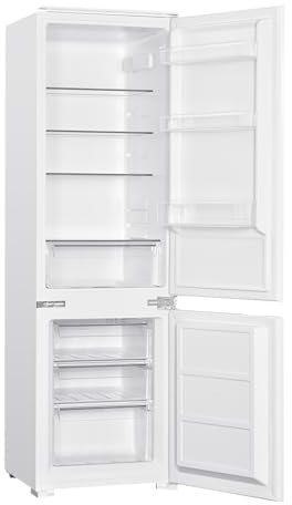 Wiggo WR-BC178E Built-in Fridge White - Fridge 178 x 54 x 54 cm I 249 L I Fridge with Freezer I Simple & Stylish Built-in Fridge I Spacious Fridge-Freezer Combination
