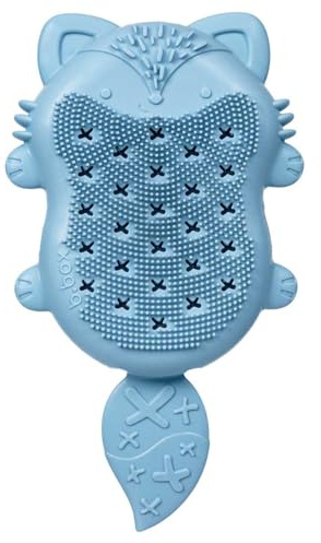 b.box Silikon Baby Badebürste | Massiert mit Weichen Borsten | Milchschorf bei Baby Entfernen | Baby Schwamm für Schaum | Saugnapf zur Aufbewahrung