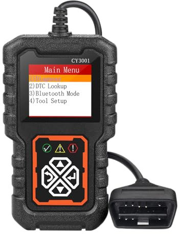 Winnes Diagnosegerät Auto, Obd2 Diagnosegerät für Alle Fahrzeuge,Universal KFZ Fehlercode Lesegerät für BMW VW Mercedes, 9 OBD2 Funktionen, Aktiver Test