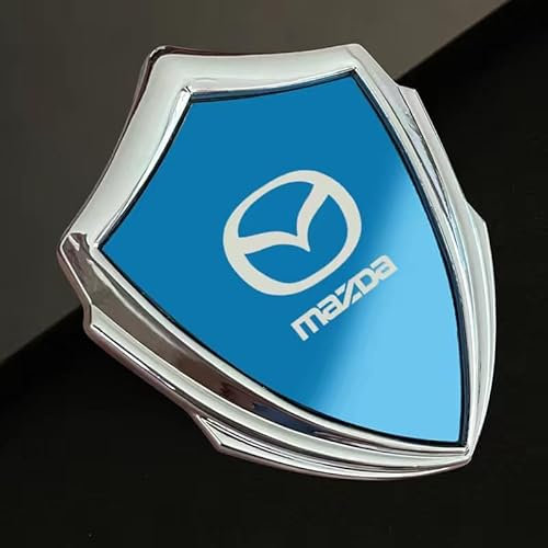 DLGJZS Auto Karosserie Embleme für Mazda CX-30 2019-2024,ABS Zeichen Logo Aufkleber Badge Motorhaube und Kofferraum Namensschild Car Styling Zubehör 2er-Pack,D