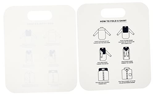 VILLFUL 2stücke Faltbrett Für Hemd Shirt Hemdfaltbrett Kleidung Ordner Aus Hochwertigem Pp Material Langlebig Und Funktional Für Schrank Und Koffer Platzoptimierung