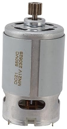 GRCFUMO Single Hand Saw 550 Motor, Electric Saw Motor, Single Hand Saw Motor, 14 Teeth Single Hand Saw Motor for Electric Drills Electric Screwdrivers Machine Tools 21V