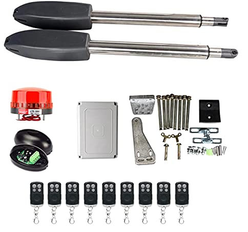 Kit apricancello elettrico, Motore automatico del portone del braccio del braccio del braccio del braccio DC24V. Apritore Aptuator Engine con kit di controllo remoto opzionale 400 kg Apriporta,Aprica