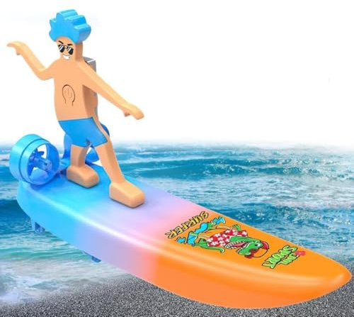 OBEST Amphibisches Ferngesteuertes Segelboot, 2,4-GHz-RC-Surfbrett, Schnelle Gangschaltung, Geschenk zum Geburtstag/Weihnachten/Neujahr