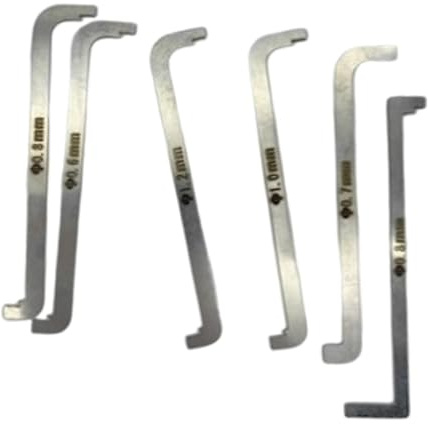 Asukohu Jeu de tournevis coudés de type Z à 90° en acier inoxydable pour assemblage électronique à double extrémité