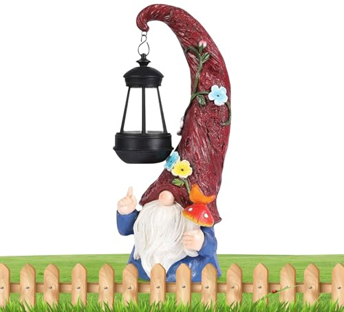 Lampes Gnome Solaires Statues D'Extérieur Déco Patio