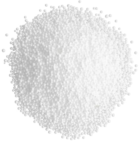 Mikinona Bean Bag Filler Beads 200g White 3-5mm Epp Foam Particles Couch Filler Stuffing Pillow Filling for Living Room Sofa Refills