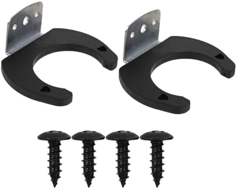 Ipetboom 2 Stück Mikrofonhaken aus Metall Wandhalterung für Ktv und Studio Robuster Mikrofonhalter für Funk und Standardmikrofone