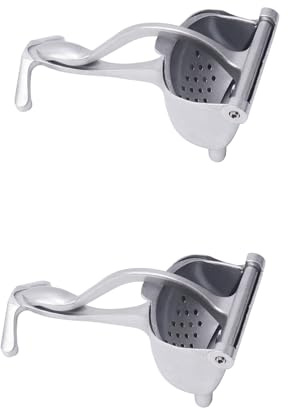 ZYMIADOU Exprimidor manual de metal para zumos de limón y granada con separación eficiente, mango ergonómico, extractor de jugos, exprimidor de mano