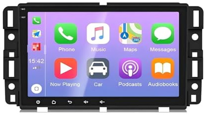 Navegación del Coche Estéreo para Coche Doble DIN con Pantalla táctil, Bluetooth, navegación y Dividida para Buick Enclave