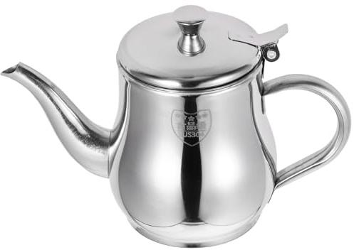 Milisten Recipiente Colador para Aceite Usado de Acero Inoxidable Tapa, Almacenamiento y Vertedor, Accesorio de Cocina Doméstica de 13 Oz