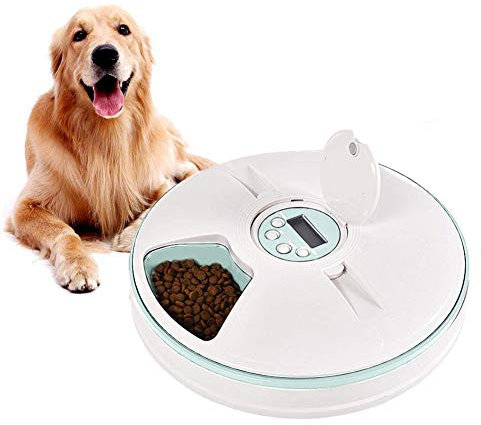 KANKOO Automatic Dog Feeder Automatic Pet Feeder Smart Pet Feeder Microchip Cat Feeder Dog Food Dispenser Pet Dry Food Dispenser Pet Animals Feeder green