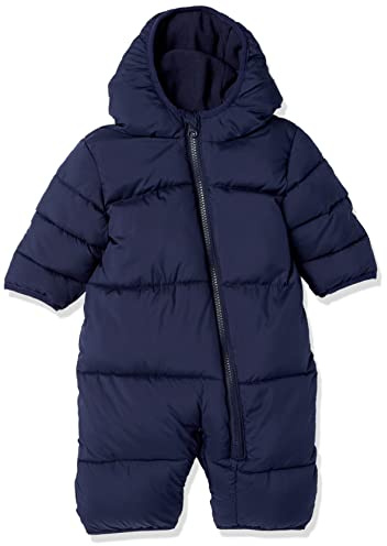Amazon Essentials Combinaison d'hiver unisexe imperméable pour bébé - Bleu marine foncé - 0-3 mois