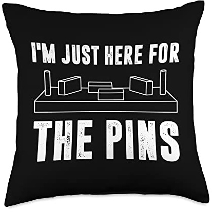 I'm Just Here For The Pins, Arm Wrestling Tournament Throw Pillow
