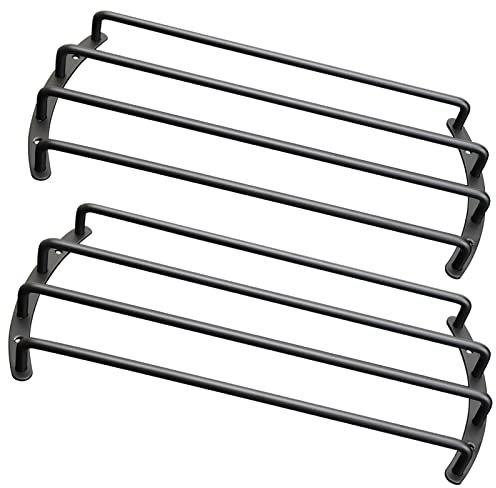 AICARS Lot de 2 grilles de haut-parleur 30,5 cm en métal pour caisson de basses de voiture 4 barres