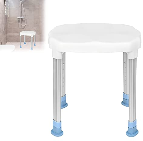 YRHome Duschhocker Duschstuhl Anti-Rutsch Badhocker Höhenverstellbar Duschhilfe Duschsitz Badhocker Badestuhl Badsitz für Senioren Tragfähigkeit 150kg