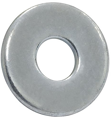 AERZETIX - C67594 - Juego de 100 arandelas planas anchas M4 DIN 9021 - en acero galvanizado - construcción de madera montaje atornillado tornillo tuerca apriete estanqueidad fijación mecánica