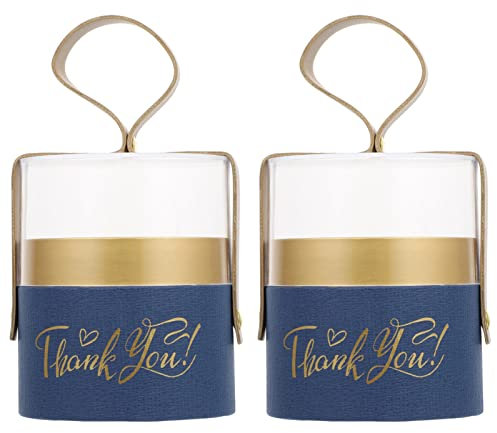 Healeved 2stücke Handliche Bonbonschachtel Tragbare Verpackungsbox Geschenkbehälter Für Hochzeit Partyzubehör Mit Hochwertigem Material Und Guter Flexibilität Für Süßigkeiten Und
