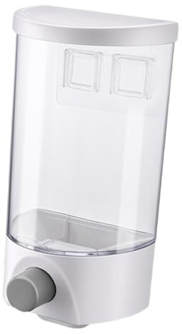 CONGARTENO Wall Mounted Storage Jar 1l Seal Coarse Cereal Storage Container Space-saving Kitchen Organizer