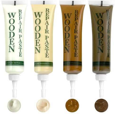 Set di riparazione in laminato, riparazione parquet, marrone quercia, kit di riparazione in legno per graffi e fori, pavimenti in laminato