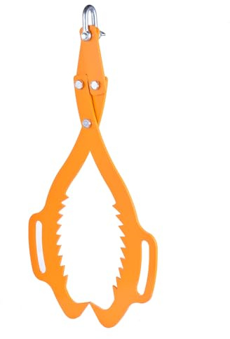 Logging tongs for tractor, log tongs heavy duty, 30 pulgadas 2 pinzas de garra, grapple 3307 libras de capacidad de carga, equipo de registro de alto rendimiento para ATV, tractor, carretilla