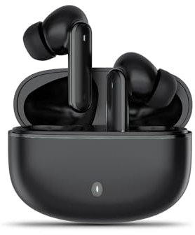 Wireless Earbuds, Bluetooth 5.4 Headphones with 4 ENC Noise Cancelling Microphone, Wireless in-ear headphones with HiFi Stereo Deep Bass, Bluetooth Earphones 30H Playtime, Touch Control, USB-C (Black)