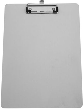 Etyrerre Briefbeschwerer-Ordner aus Metall, A4, aus Edelstahl, Clip Board, Ordner für Rechnungen, Schreibmappe, Tipp, Menüschiene für Unternehmen