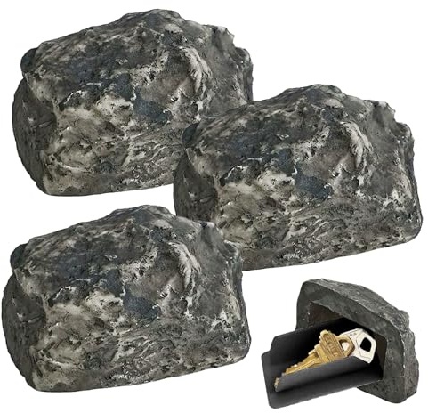 3 Cache Clef Exterieur Cache Clef Comme Une Vraie Pierre Parfaite Pour Ranger Des Clés Ou Chasser Des Trésors