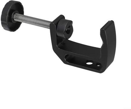 Abrazadera ajustable tipo C con almohadilla antideslizante de goma, para bricolaje, carpintería y aplicaciones automotrices (2 unidades)
