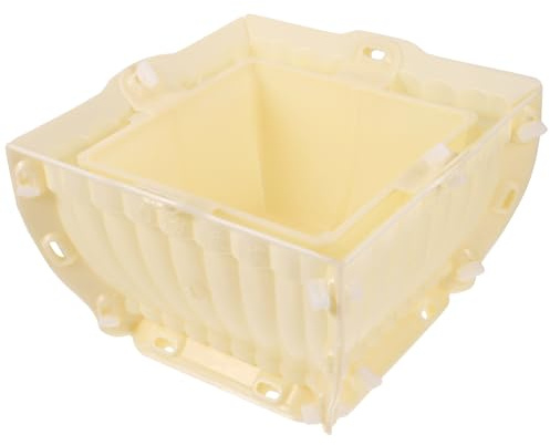 ifundom Stampo per Vaso di Fiori Riutilizzabile in Plastica Forma per Calcestruzzo Fai da Te Stampo per Vaso Bonsai Lavabile e Flessibile per Lavori Artigianali e Decorazioni da