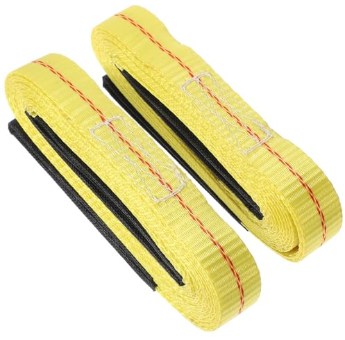 JHKNNK Cinghie di Sollevamento in Poliestere 2 Pezzi per Mobili Design Piatto e Distribuzione del Peso Uniforme per Trasporto Pesante