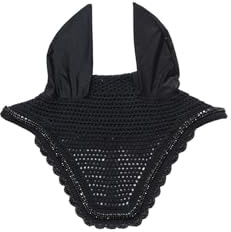 Kentucky Horsewear - Wellington Fliegenmütze - Stone & Pearl - Schwarz - Für Pferde