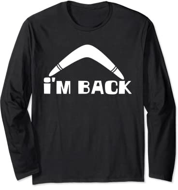 Wurfsport Boomerang Witz Spruch Bumerange Bumerang Langarmshirt