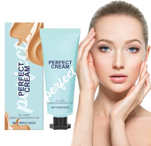 Creme All-Over Complexion Perfector,Corrector Hidratante de Cobertura Total, Base de Maquillaje CC de Larga Duración,Crema Correctora Corporal Supreme,Resistente al Agua y a las Manchas